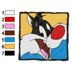 Looney Tunes Sylvester 07 Embroidery Design